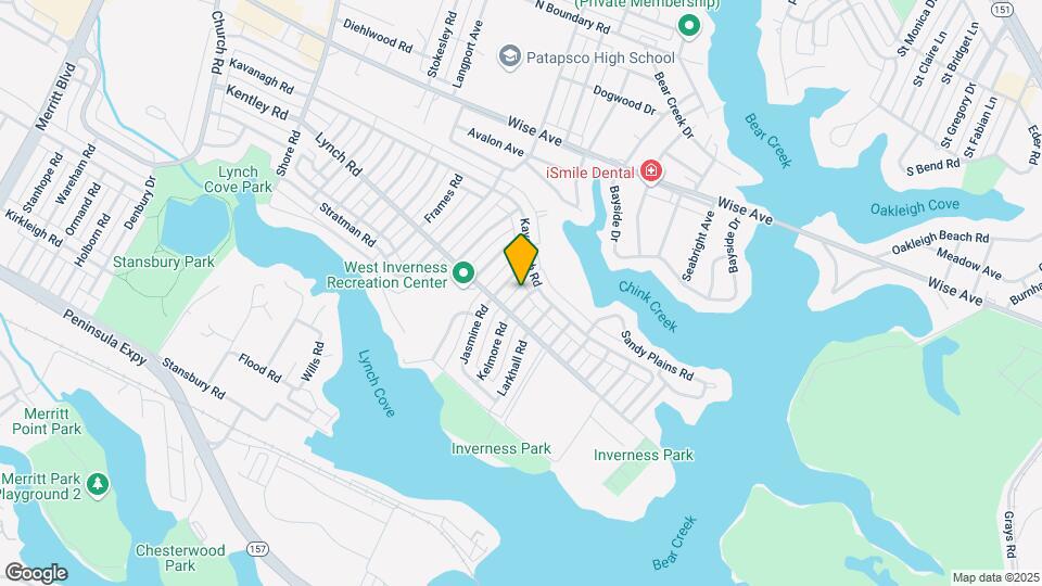 1904 Kelmore Rd Map and Location Details