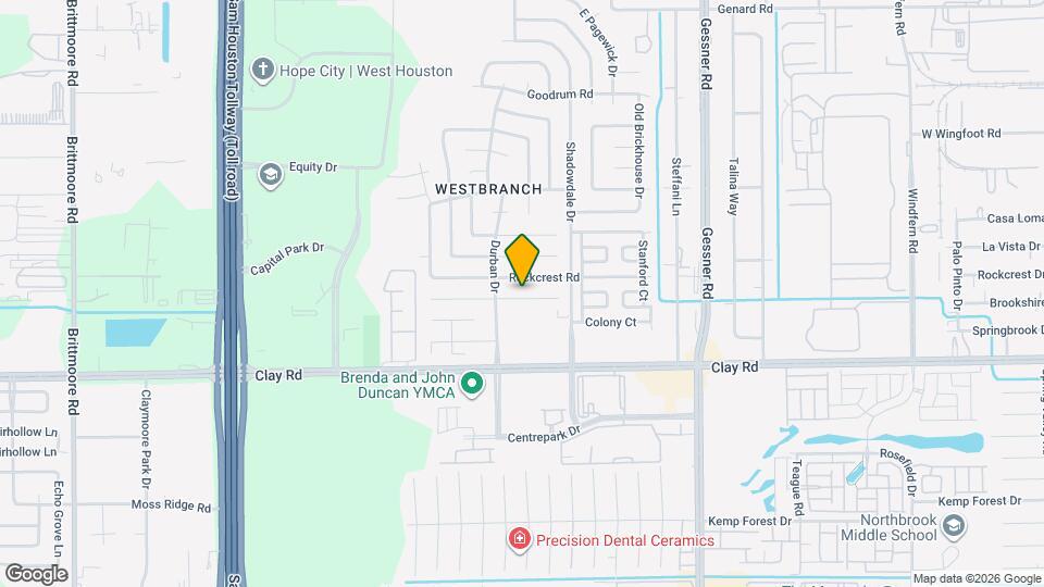 10510 Clear Cove Ln Map and Location Details