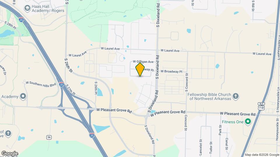 2014 W Chandler Ave Map and Location Details