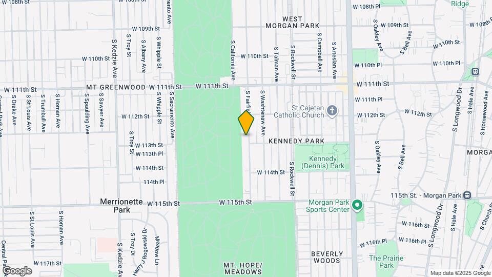 11250 S Fairfield Ave, Unit 2 Mapa y Detalles de la Ubicación