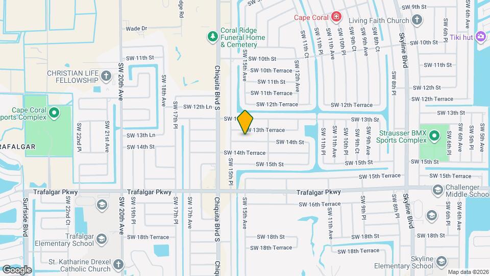 1501 SW 14th St Mapa y Detalles de la Ubicación