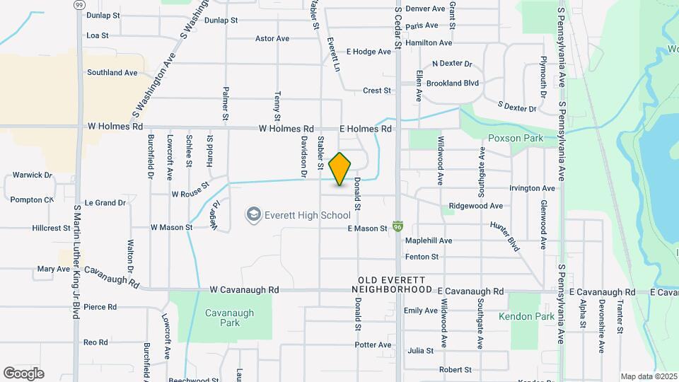 125 E Rouse St Map and Location Details