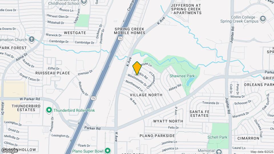 3440 Westminster Dr Map and Location Details