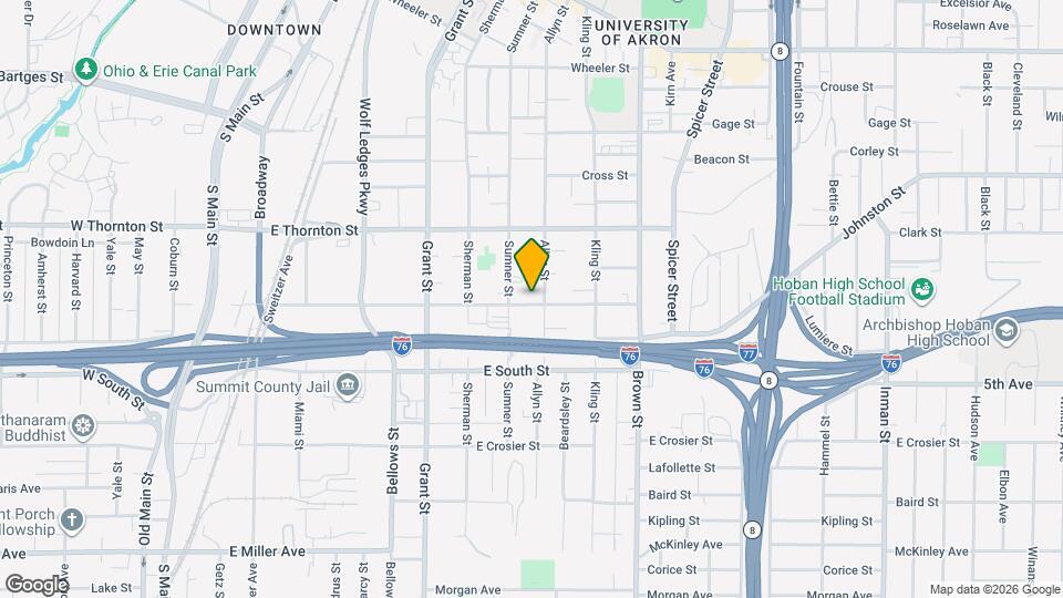 347 E Voris St Map and Location Details