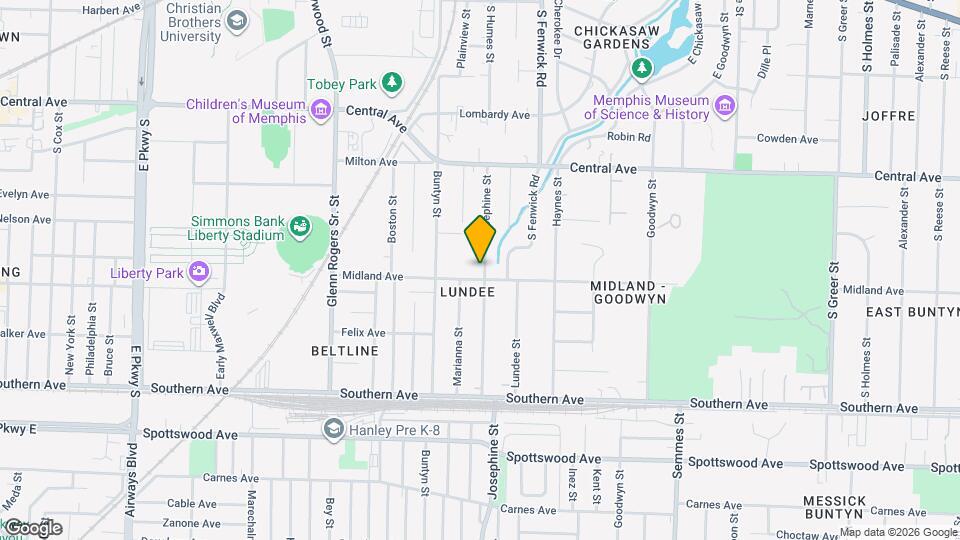 441 Josephine St Map and Location Details