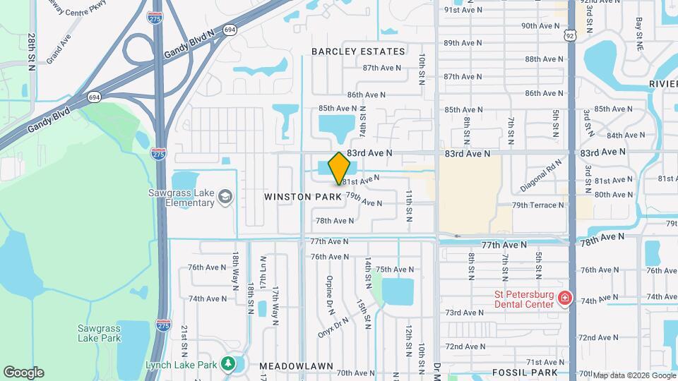 1509 79th Ave N Map and Location Details