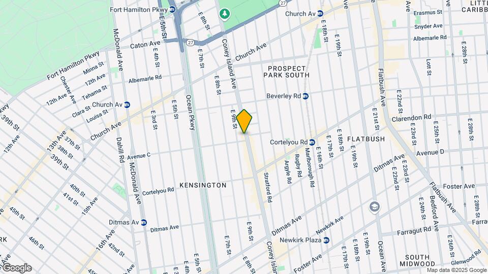 634-652 Coney Island Ave Map and Location Details