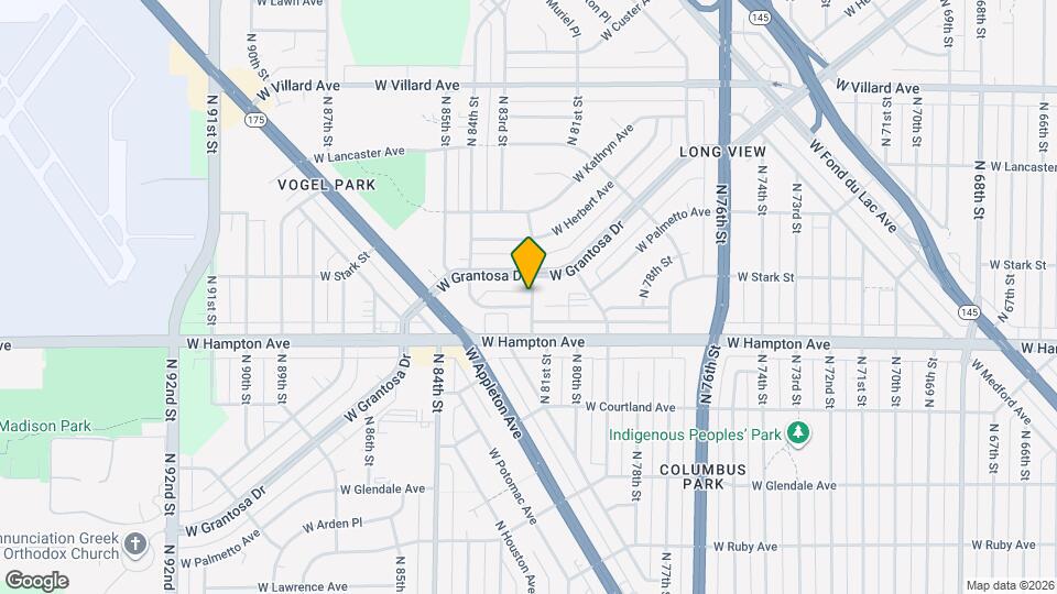 4845 N 82nd St Map and Location Details