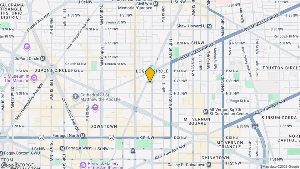 1330 13th St NW Map and Location Details