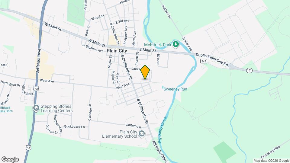 112 E West Ave Map and Location Details