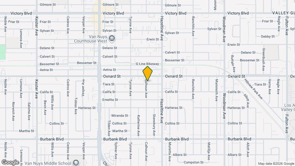 14157 Tiara St, Unit 101 Map and Location Details