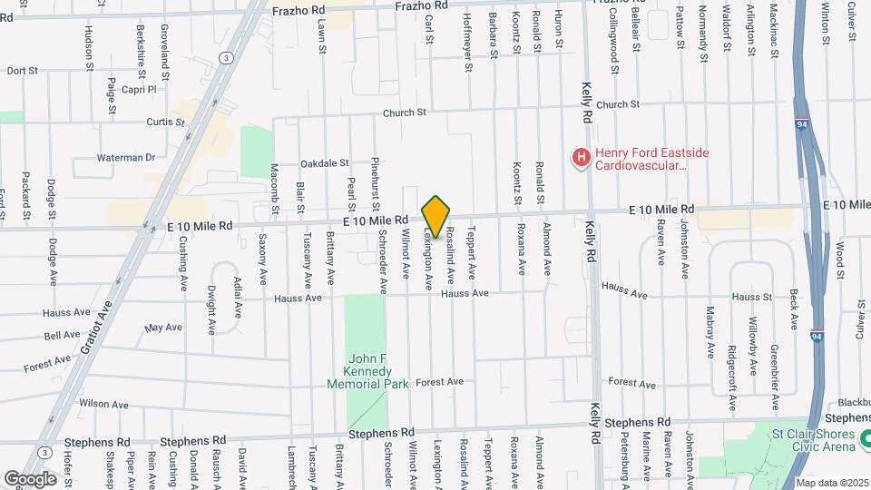 24924 Lexington Ave Map and Location Details