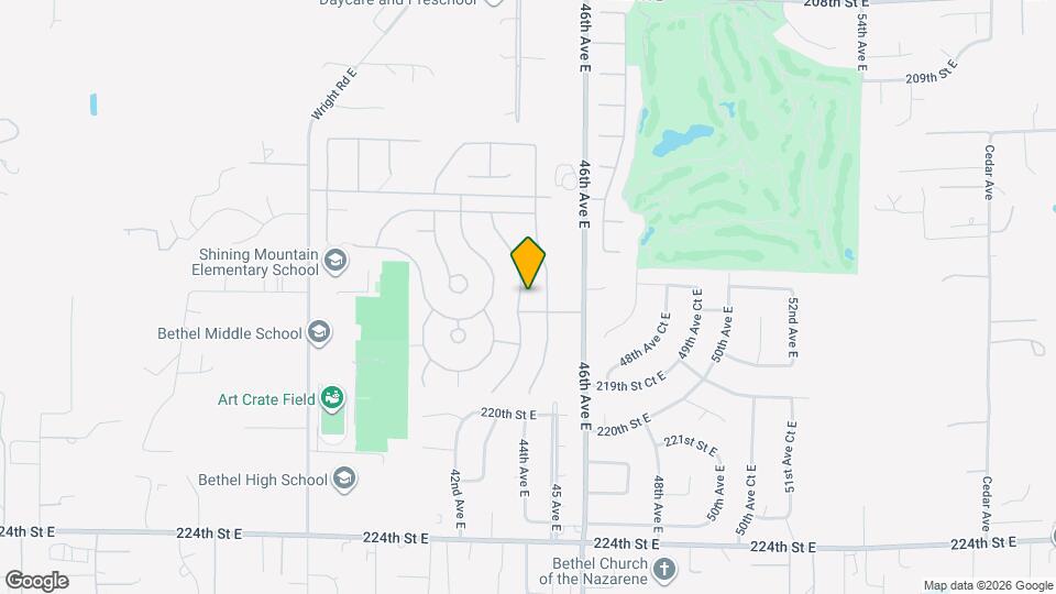 21617 43rd Ave Ct E Mapa y Detalles de la Ubicación