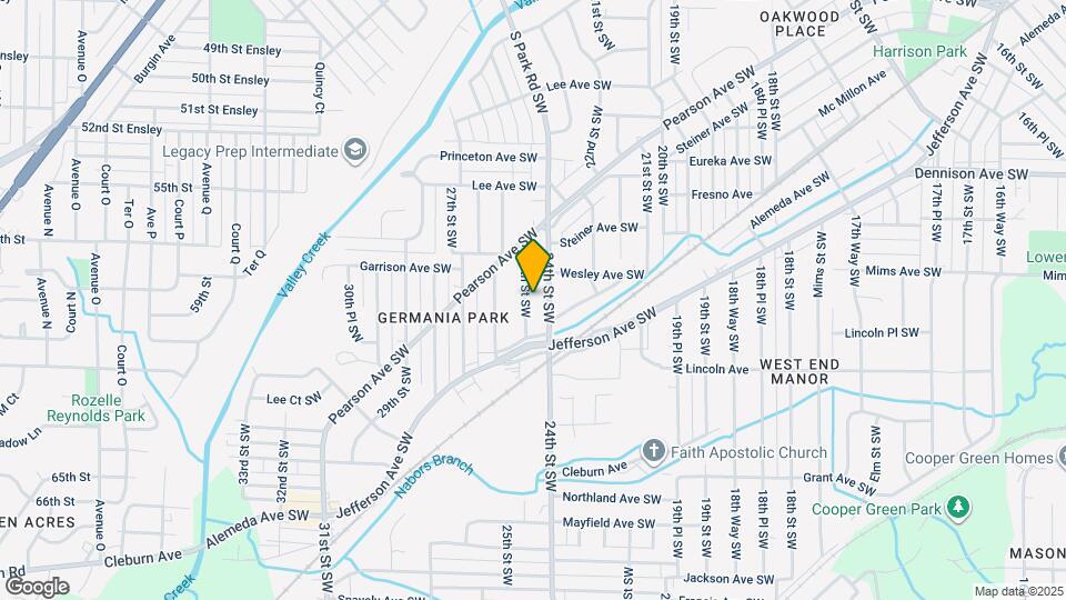 921 25th St SW Map and Location Details
