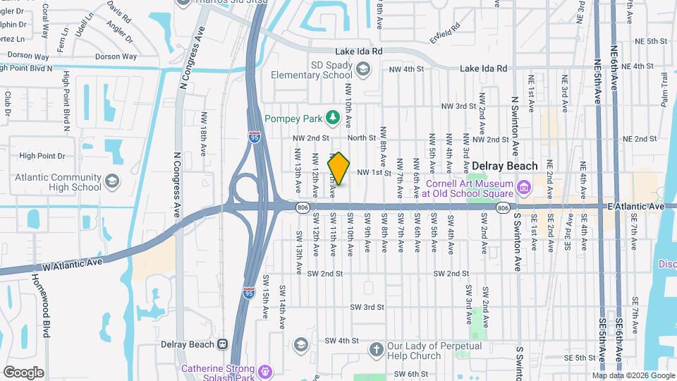 27 NW 11th Ave Map and Location Details