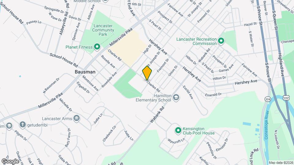 1303 Fremont St Map and Location Details