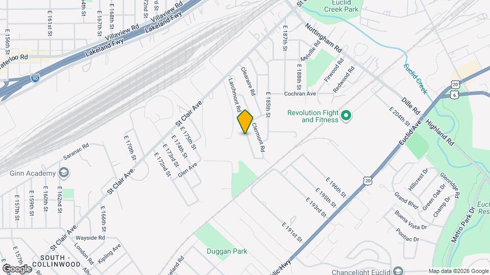 1506 Larchmont Rd Map and Location Details