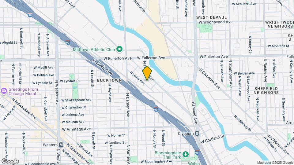 2243 N Lister Ave Map and Location Details