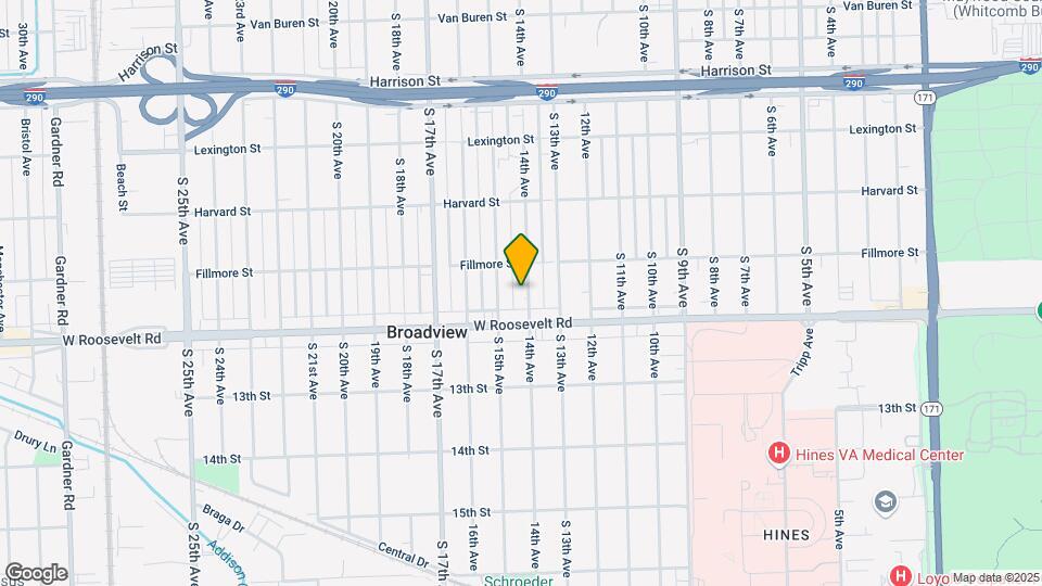 2124 S 14th Ave Map and Location Details