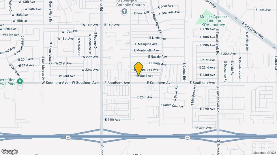 501 E Quail Ave Map and Location Details