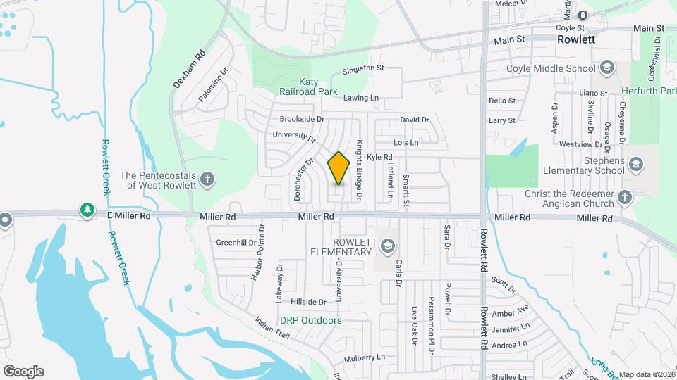 3701 University Dr Map and Location Details