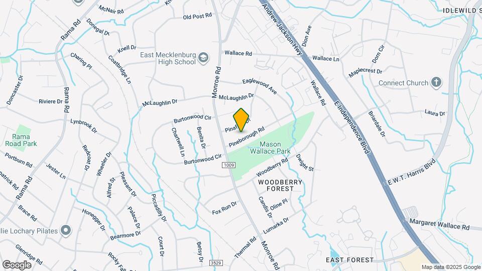 1030 Pineborough Rd Map and Location Details