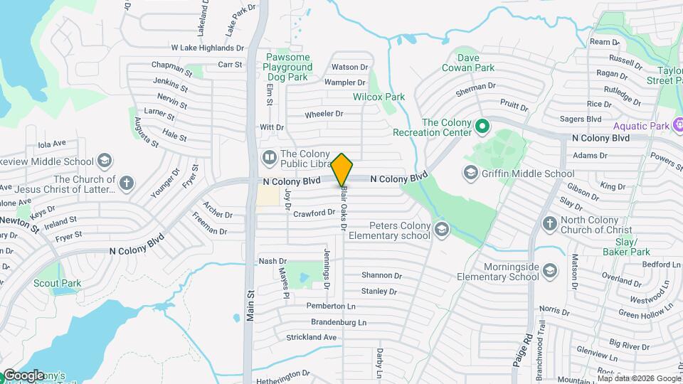 4933 Ashlock Dr Map and Location Details