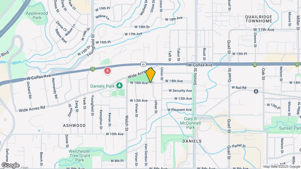 12186 W 14th Ave Map and Location Details