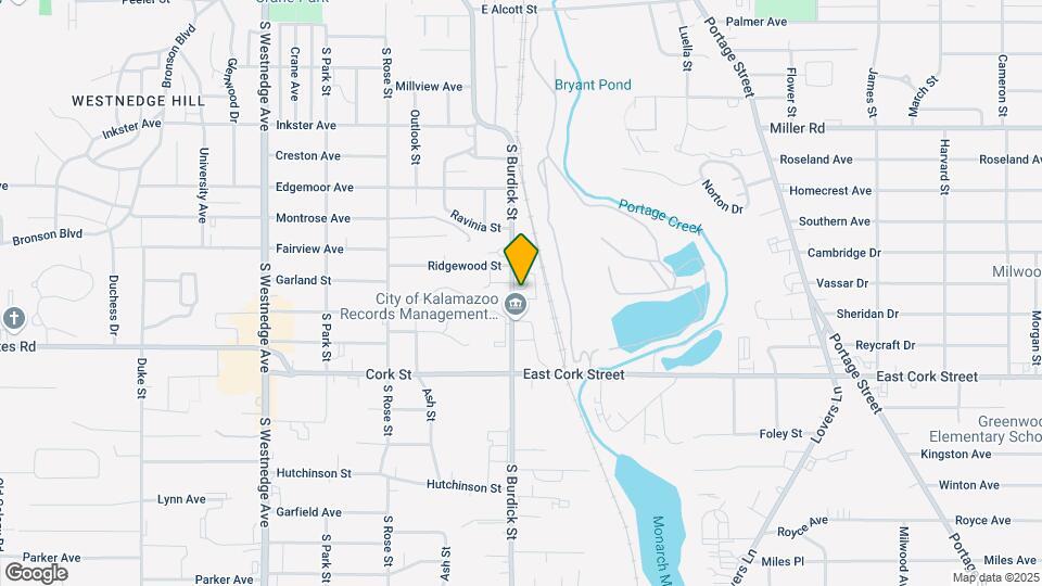 2847 S Burdick St Map and Location Details