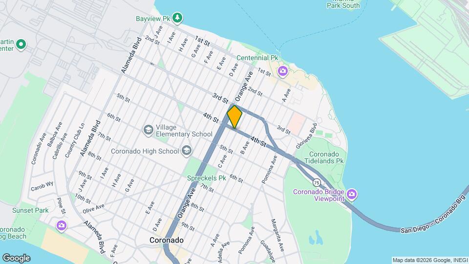 400 C Ave Map and Location Details