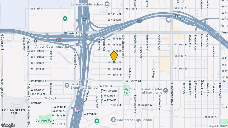 4846 W 118th Pl Map and Location Details