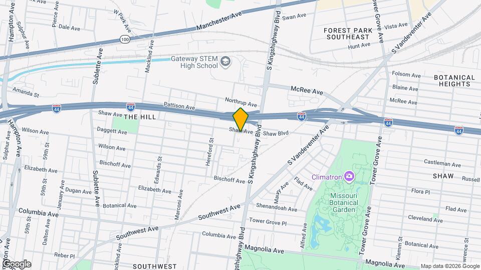 4936 Shaw Ave Map and Location Details