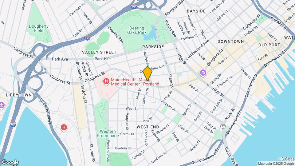 743 Congress St Map and Location Details