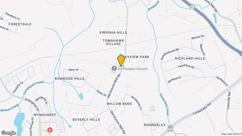 755 Old Graves Mill Rd Mapa y Detalles de la Ubicación