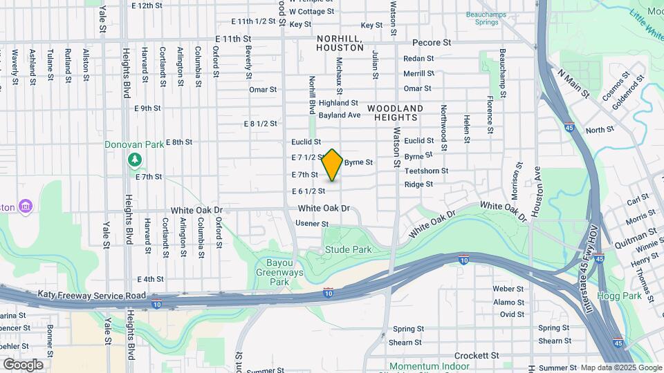 1011 E 6 1/2 St Map and Location Details