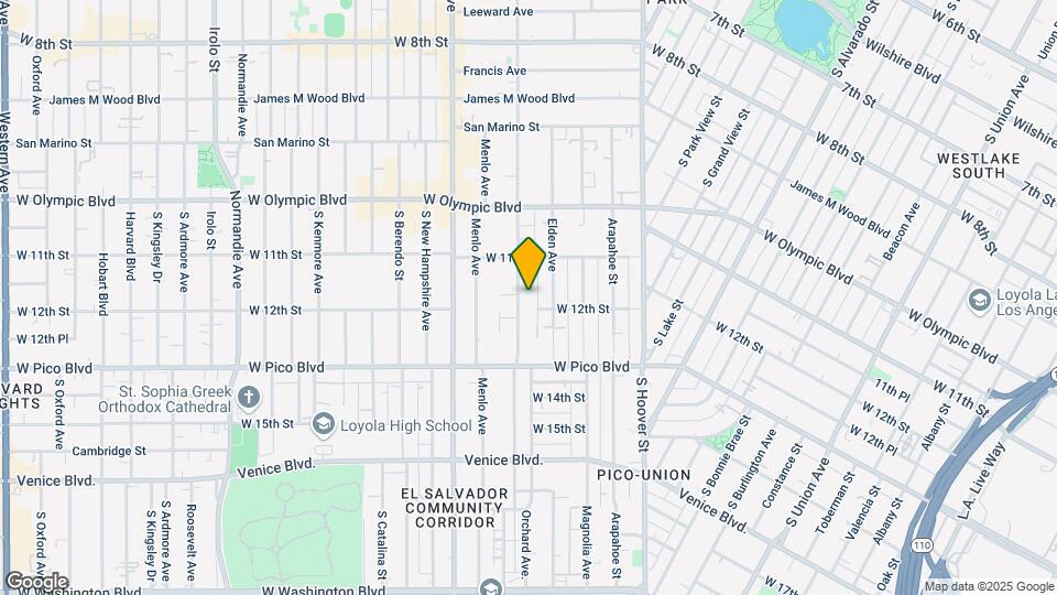 1140-1142 S Westmoreland Ave Mapa y Detalles de la Ubicación