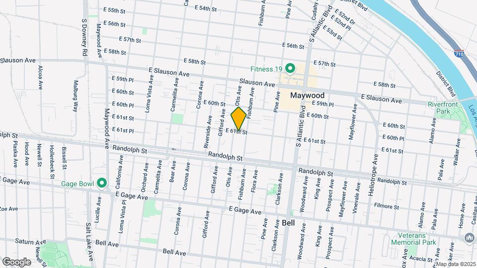 4210 E 61st St Mapa y Detalles de la Ubicación