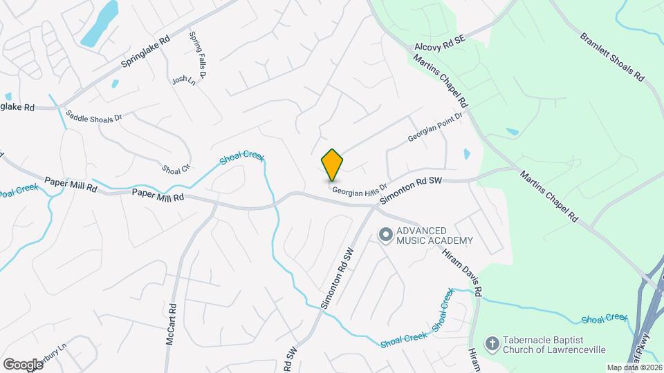 685 Georgian Hills Dr Map and Location Details