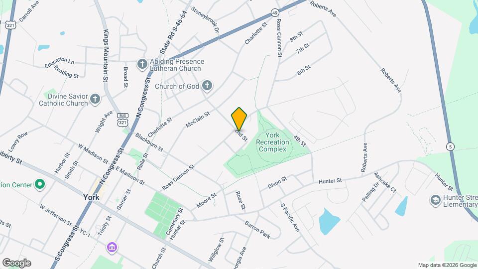 117 Second St Map and Location Details