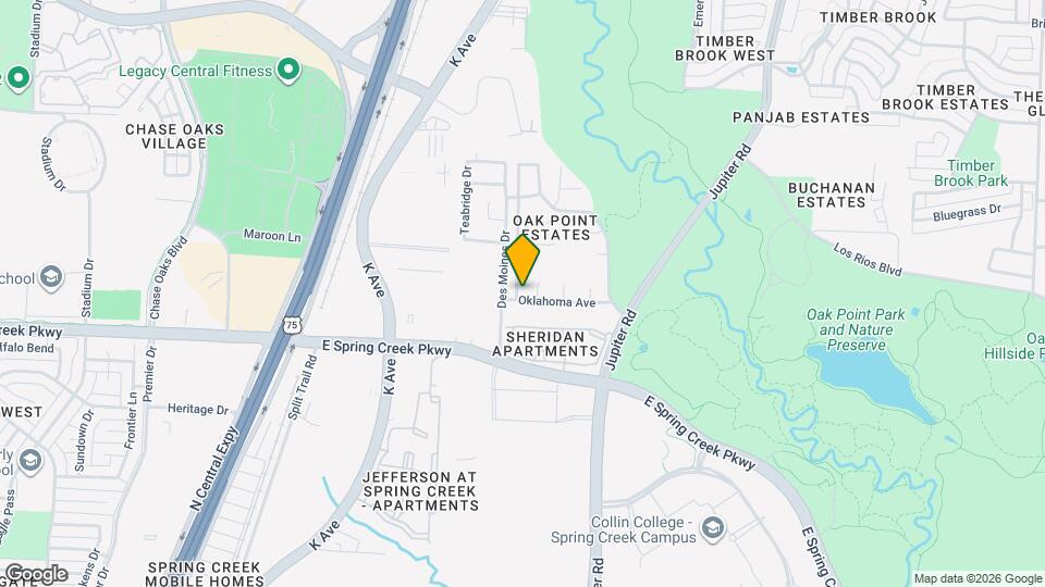 6200 Texana Way Map and Location Details