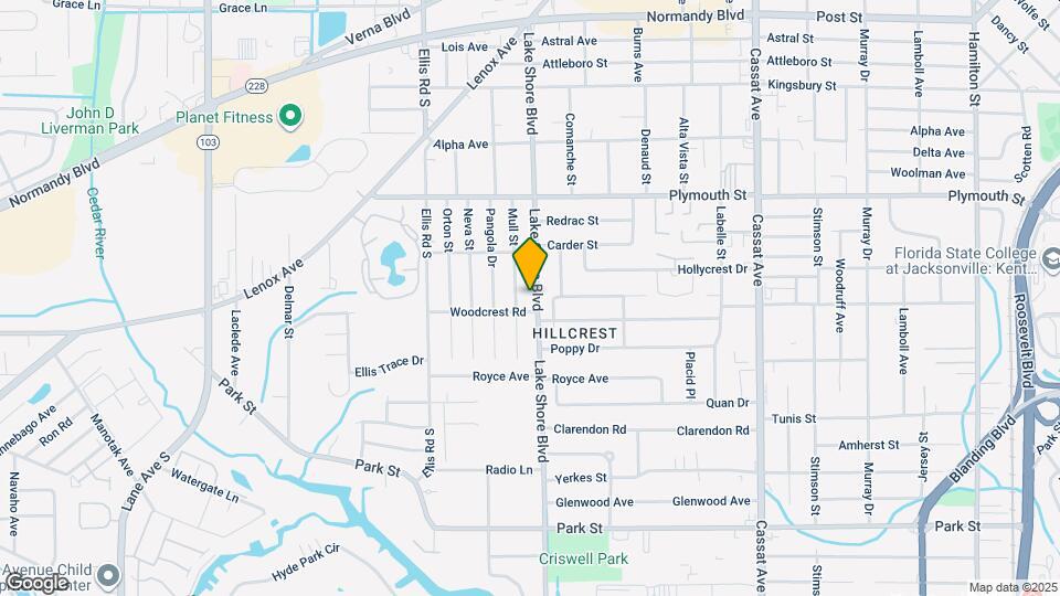 1278 Lake Shore Blvd Map and Location Details