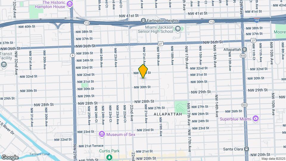 3050 NW 21st Ave Map and Location Details