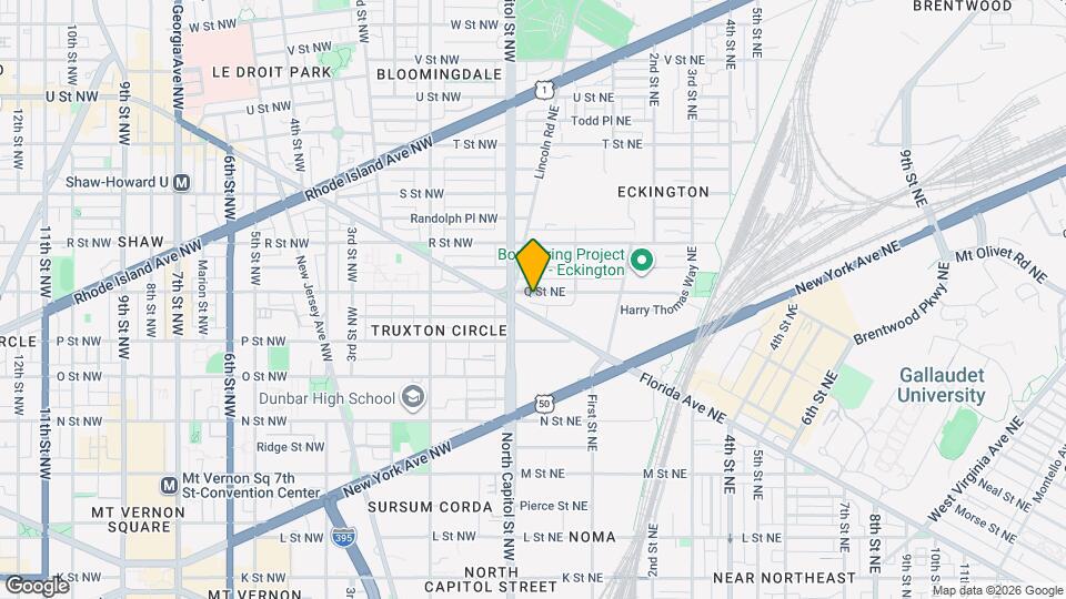 11 Q St NE Map and Location Details