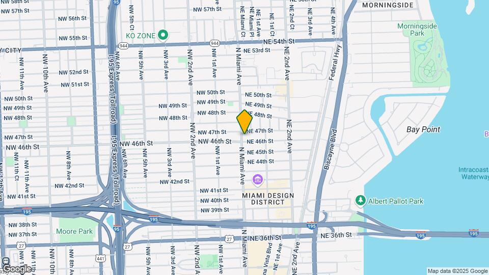4615 N Miami Ave Map and Location Details
