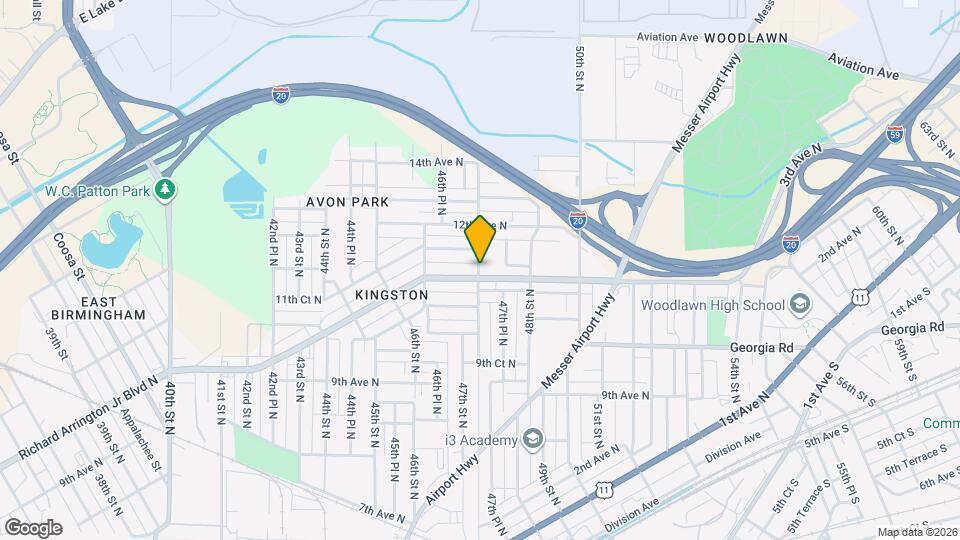 1005 47th St Ensley Map and Location Details