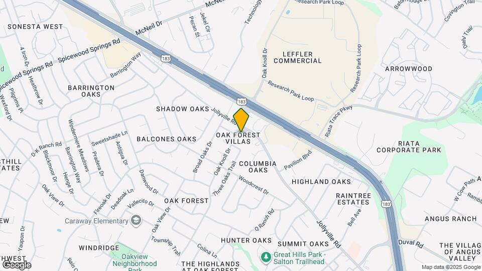 11905 Oak Knoll Dr Map and Location Details