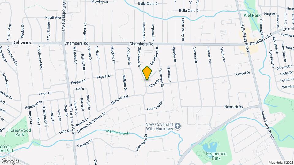 9732 Glen Owen Dr Map and Location Details