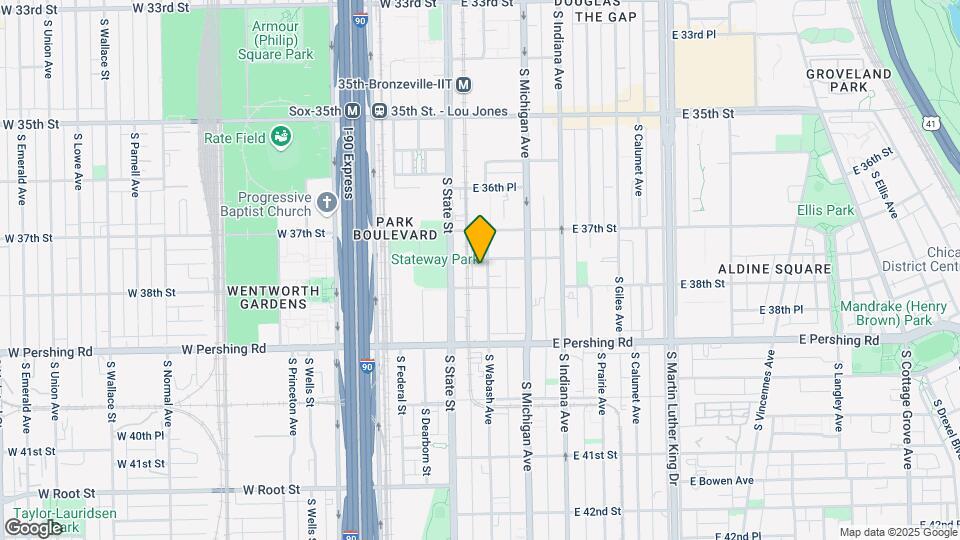 3746 S Wabash Ave Map and Location Details