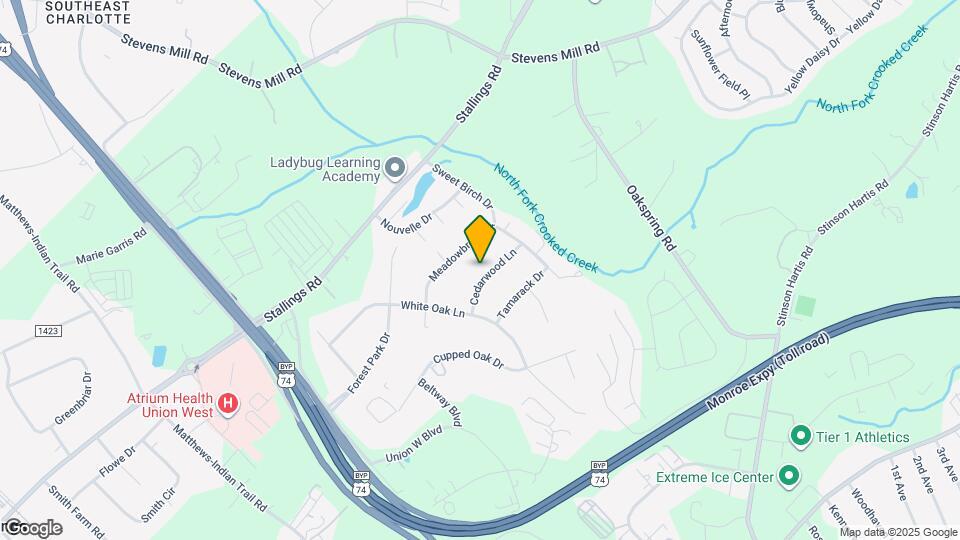 309 Cedarwood Ln Map and Location Details