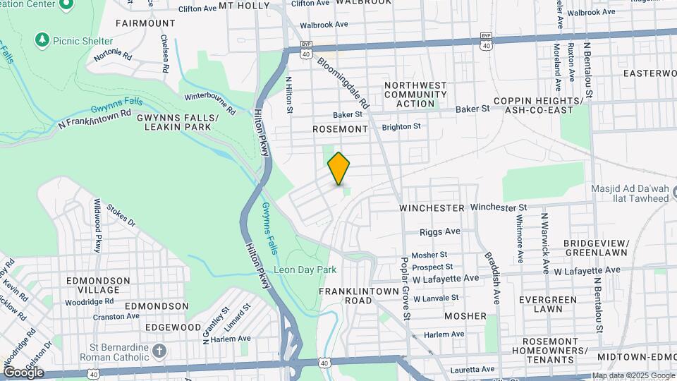 3105 Normount Ave Map and Location Details